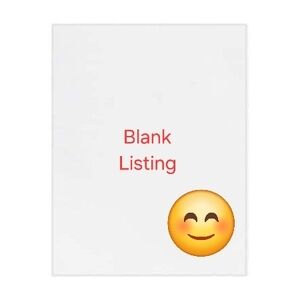 Blank Listing